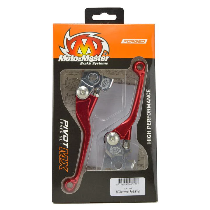Moto-Master Pivot Lever Set - Red - Image 2