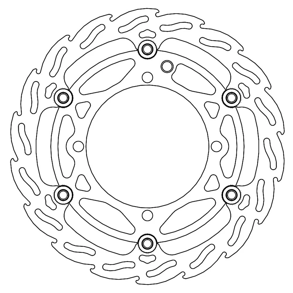Moto-Master Front Flame Floating Disc - 270mm