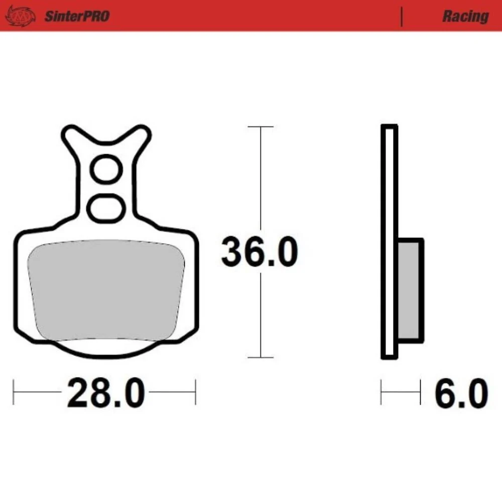 Moto-Master SinterPro Racing Front Brake Pads