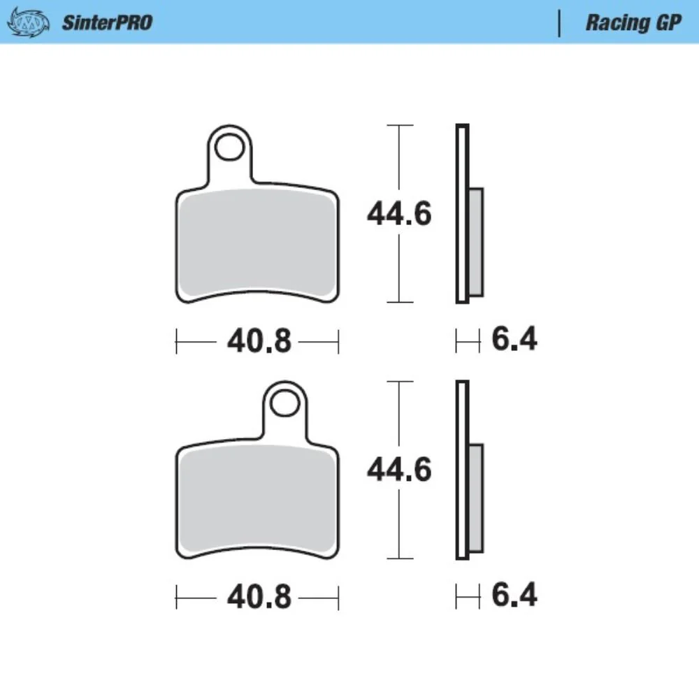 Moto-Master SinterPro Racing GP Rear Brake Pads