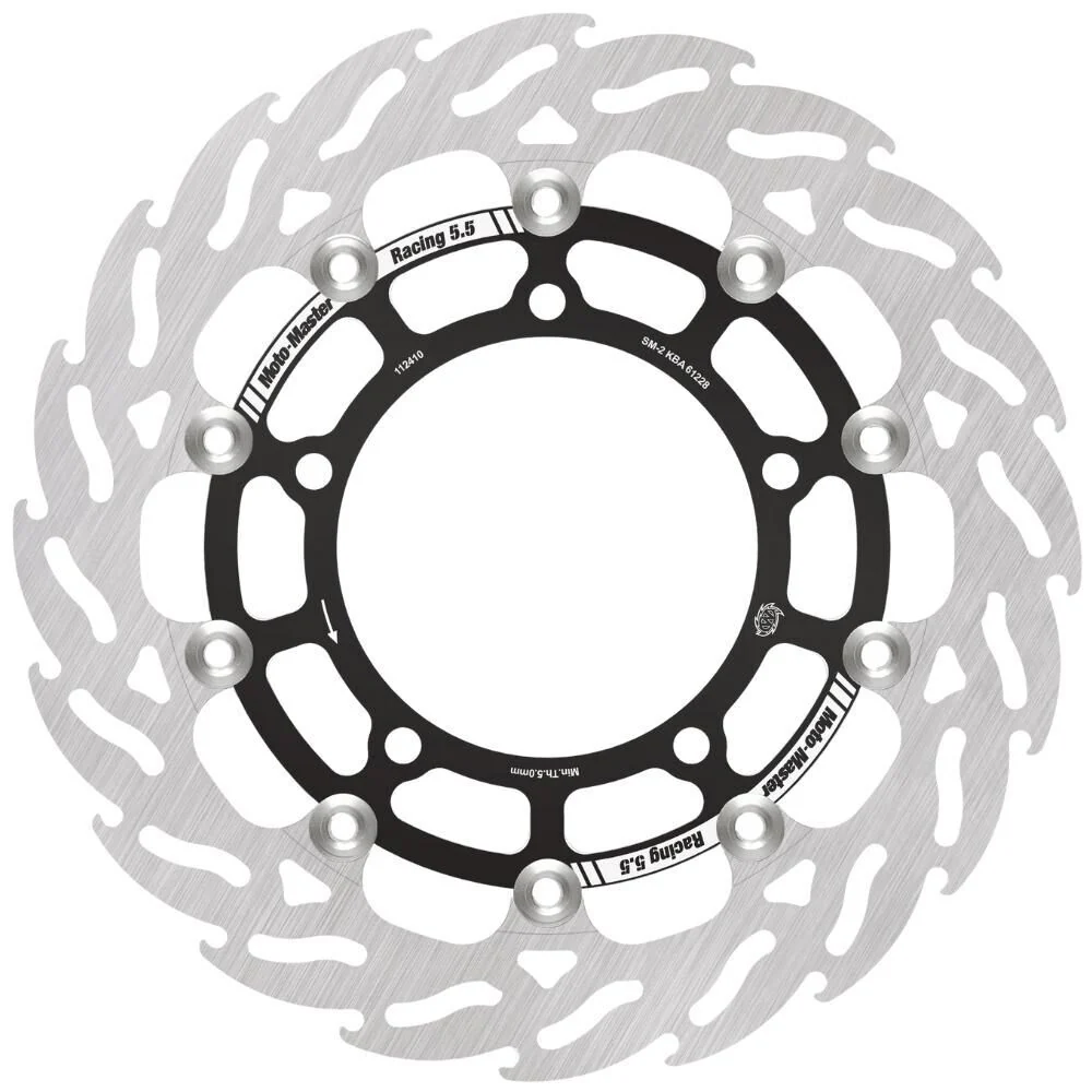 Moto-Master Streetbike Flame Racing 5.5mm Disc - Left Front
