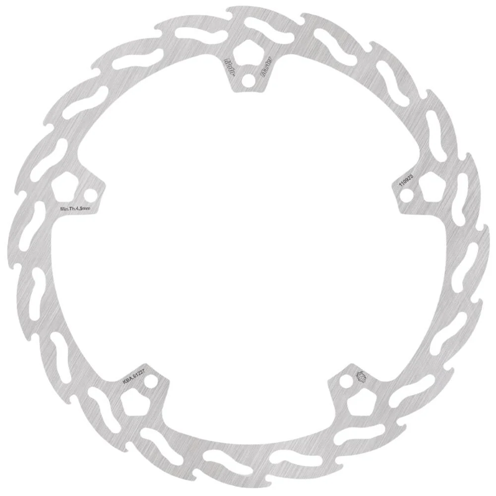 Moto-Master Streetbike Right Front Flame Fixed Disc