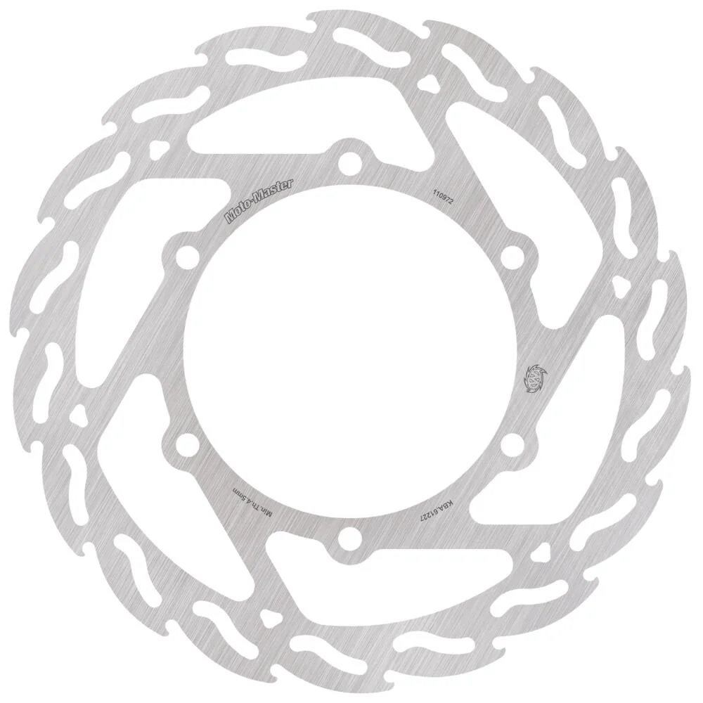 Moto-Master Streetbike Right Front Flame Fixed Disc