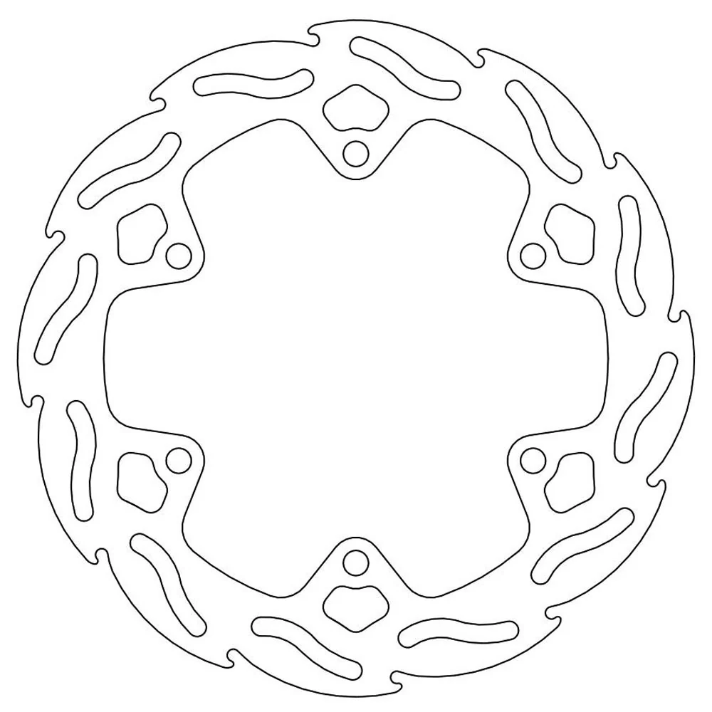 Moto-Master Streetbike Rear Flame Fixed Disc