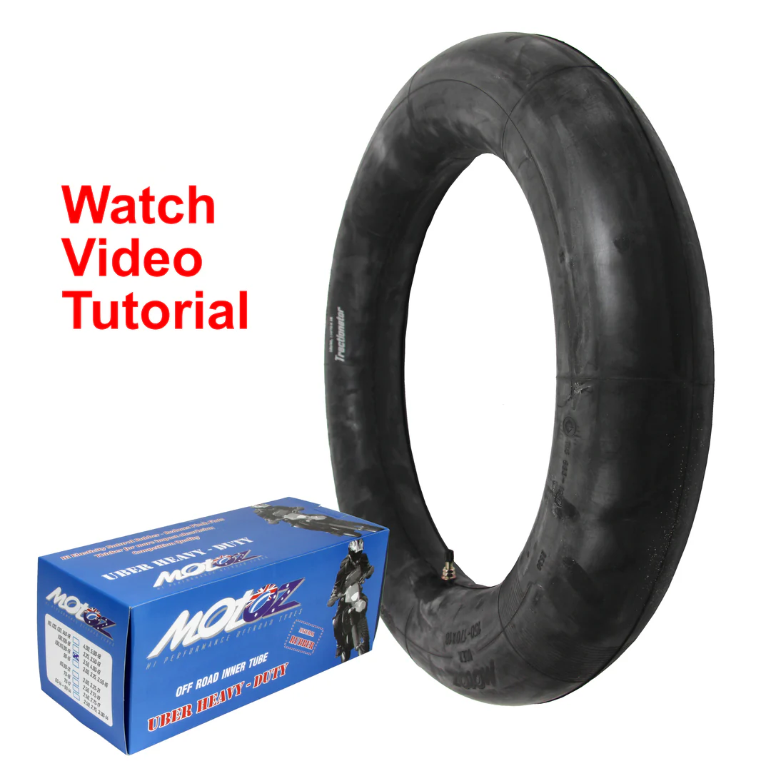 Motoz Adventure Tube (STRAIGHT Valve) 17-130-150 - 4mm Uber Ultra Heavy Duty