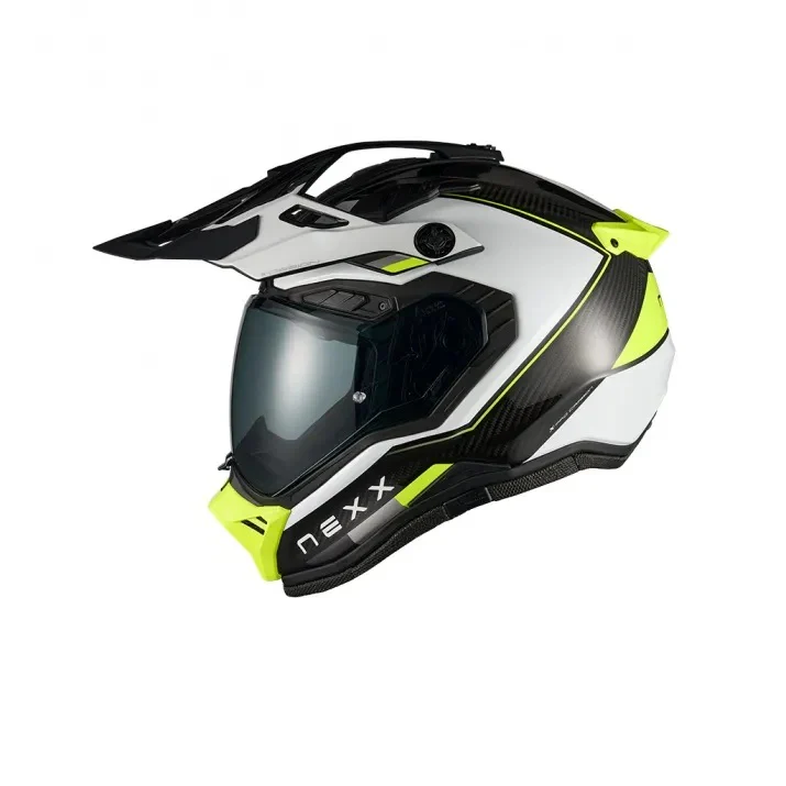 NEXX X.Rally Raid Adventure Helmet - White / Yellow