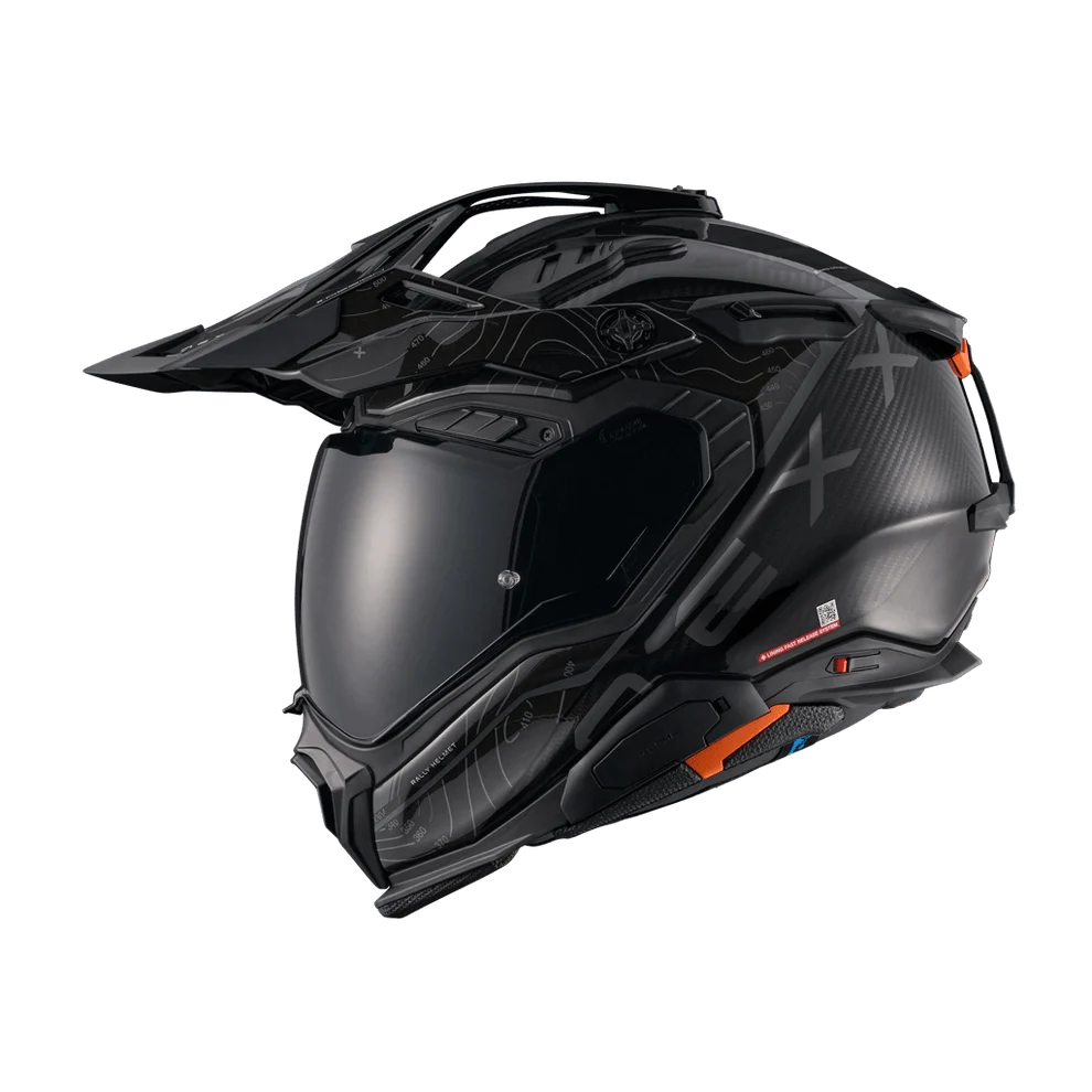 NEXX X.WED3 FURKA Adventure Helmet - Black / Grey - Image 2