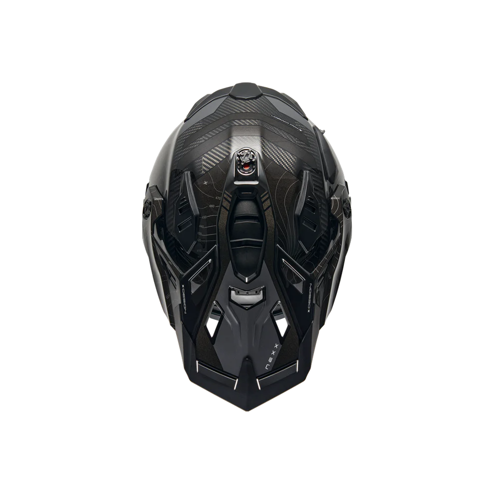 NEXX X.WED3 FURKA Adventure Helmet - Black / Grey - Image 4
