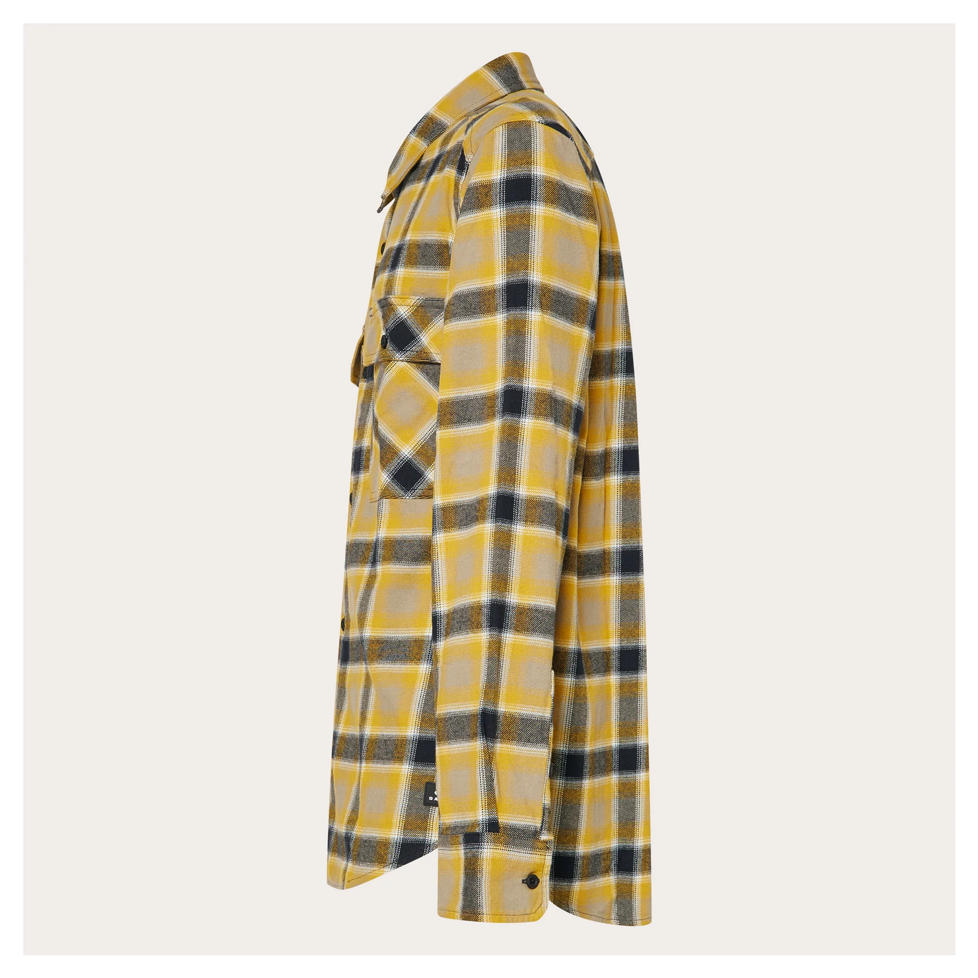 Oakley 90's Plaid Long Sleeve Shirt - Yellow - Image 2
