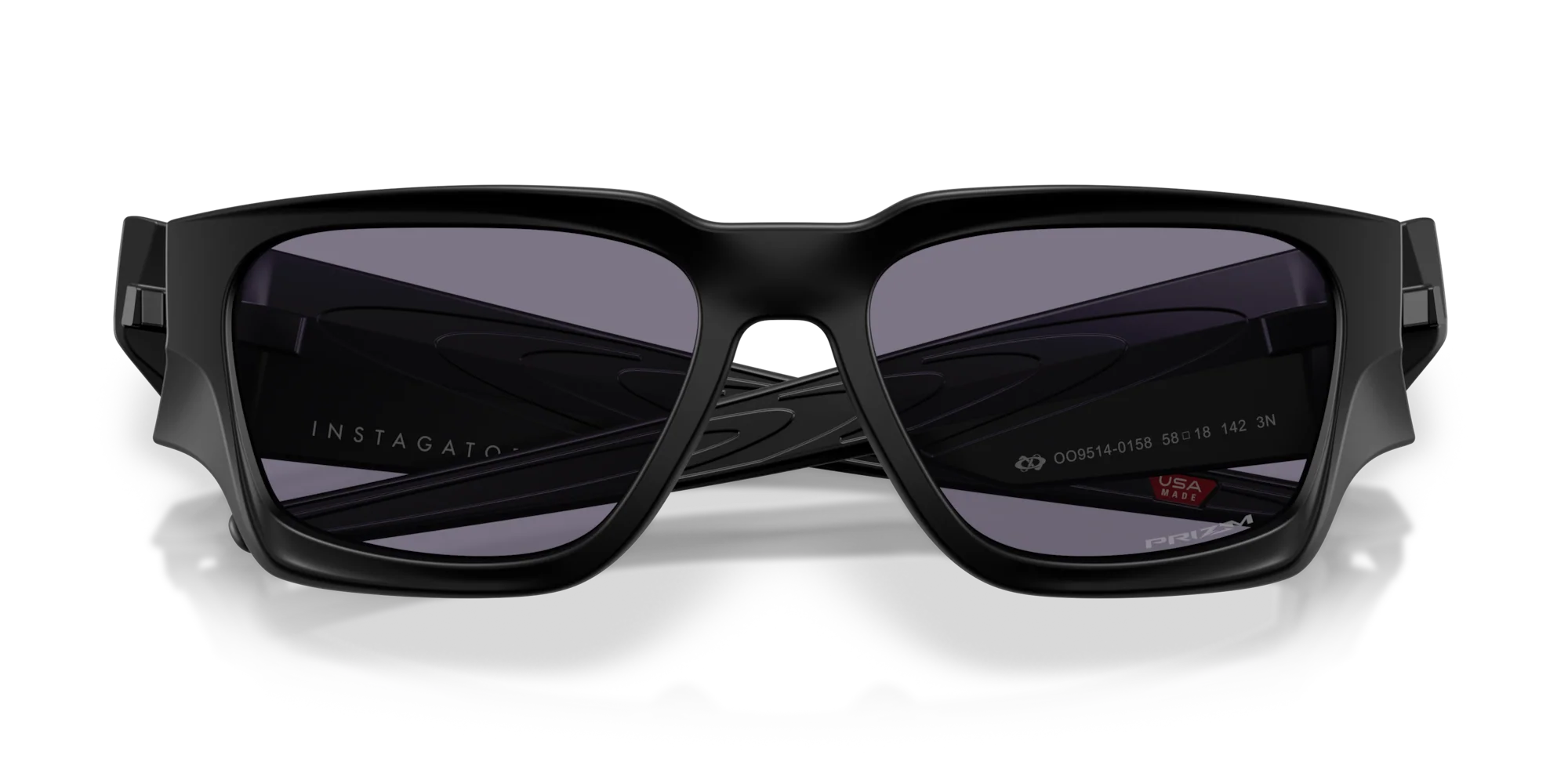 Oakley Instagator Sunglasses - Matte Black / Prizm Grey - Image 5