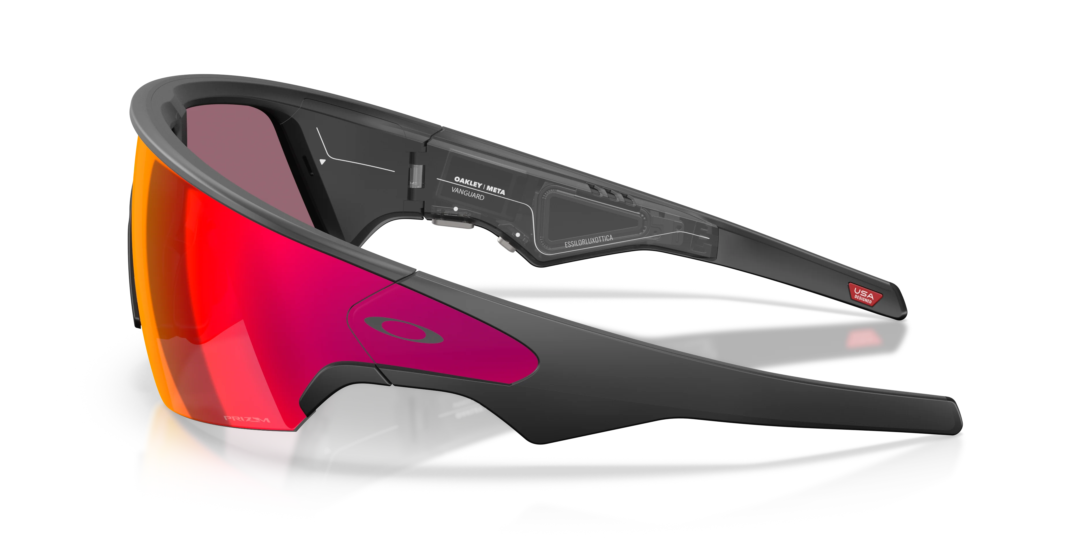 Oakley Meta Vanguard Glasses - Black Prizm Road - Image 4