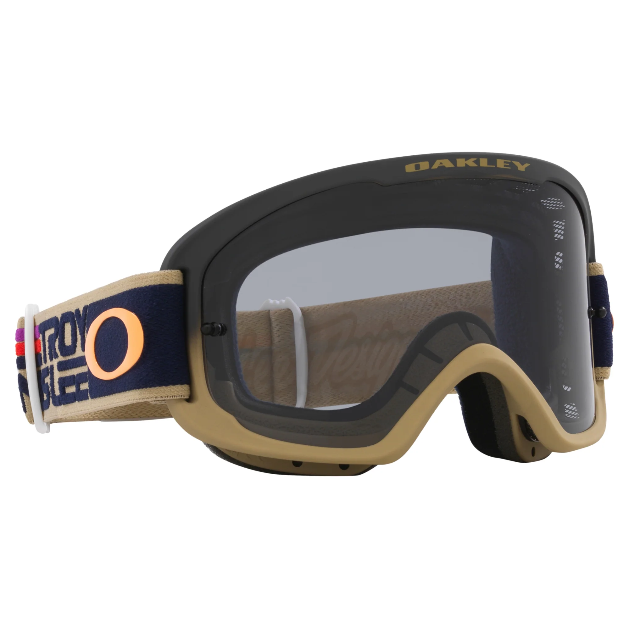 Oakley O Frame 2.0 Pro MTB Goggles Troy Lee Designs Futuro - Light Grey - Image 3