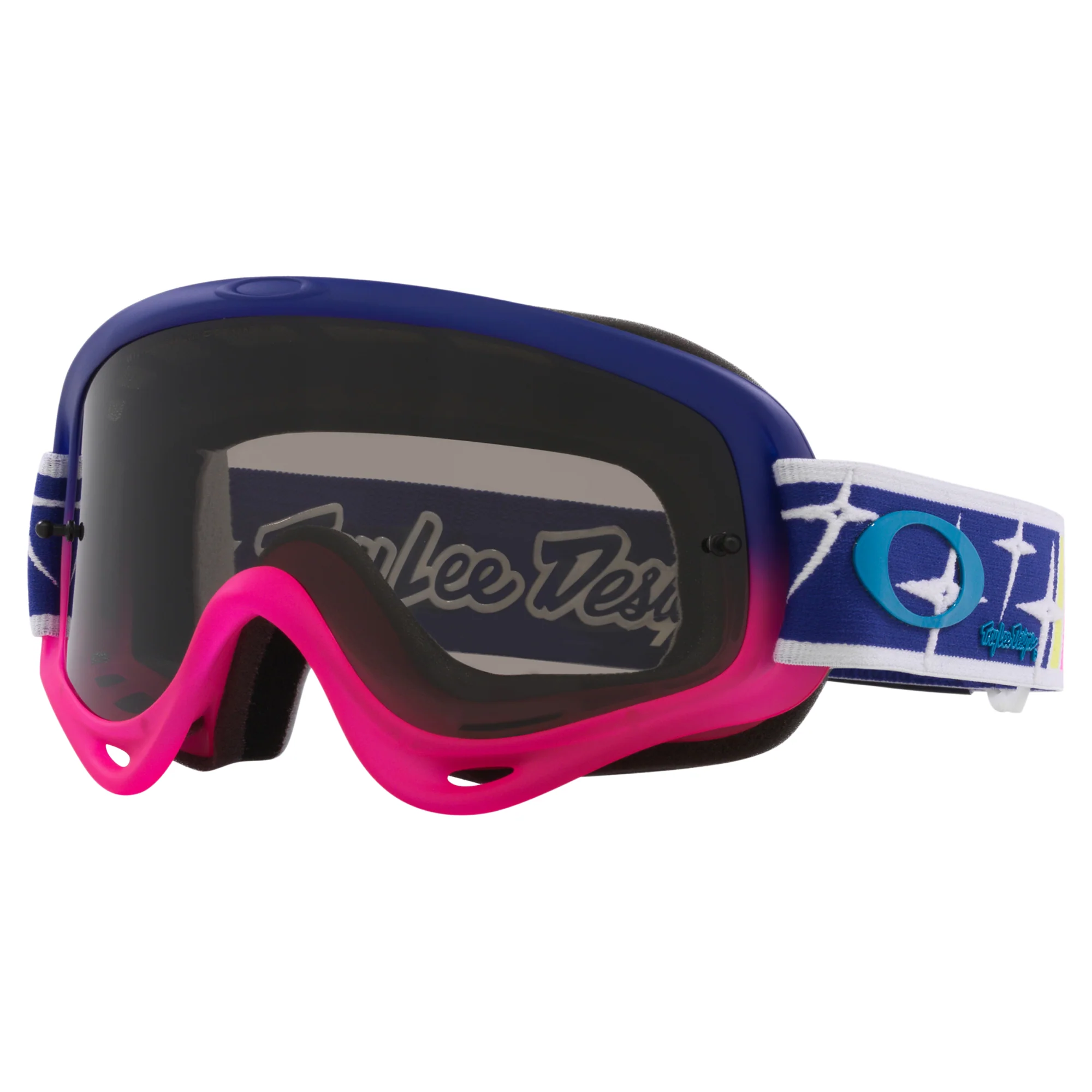 Oakley O Frame MX Goggles  Troy Lee Designs Speed Stars - Dark Grey