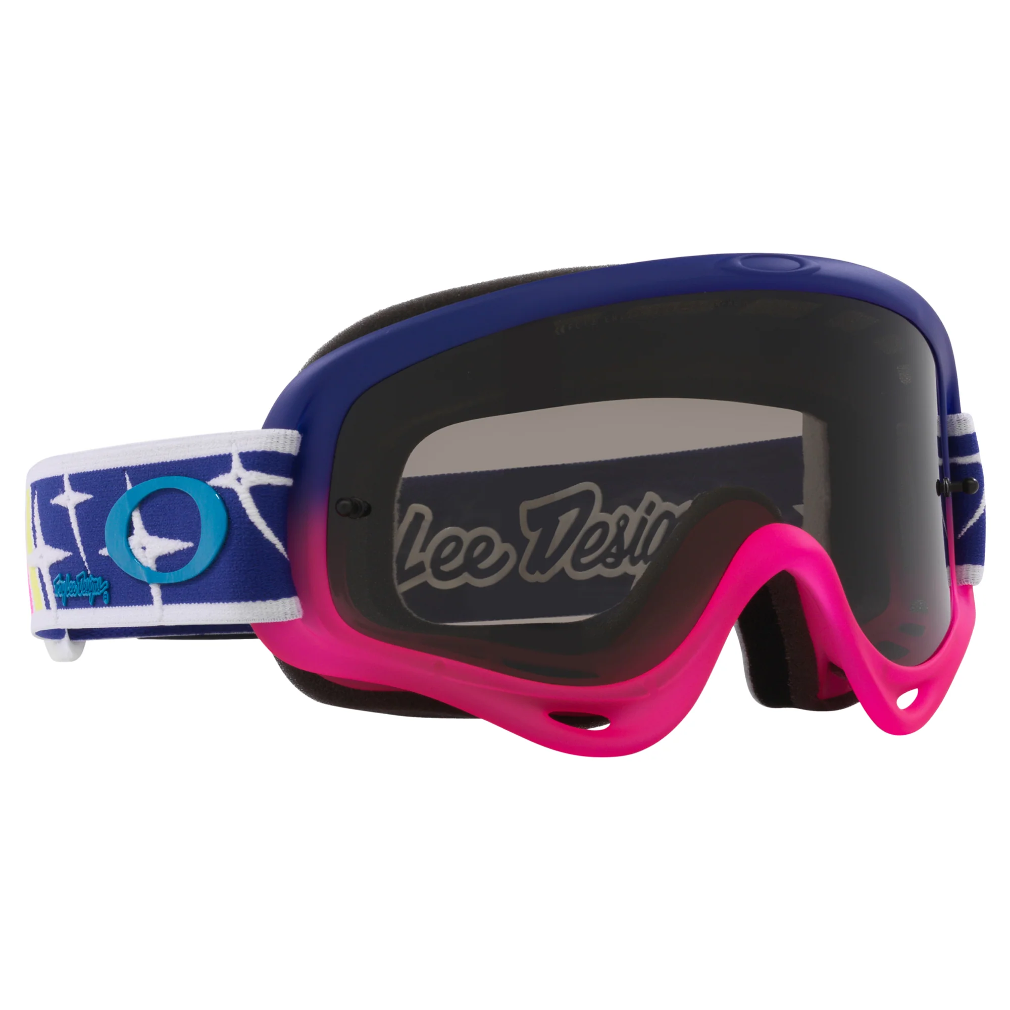 Oakley O Frame MX Goggles  Troy Lee Designs Speed Stars - Dark Grey - Image 3