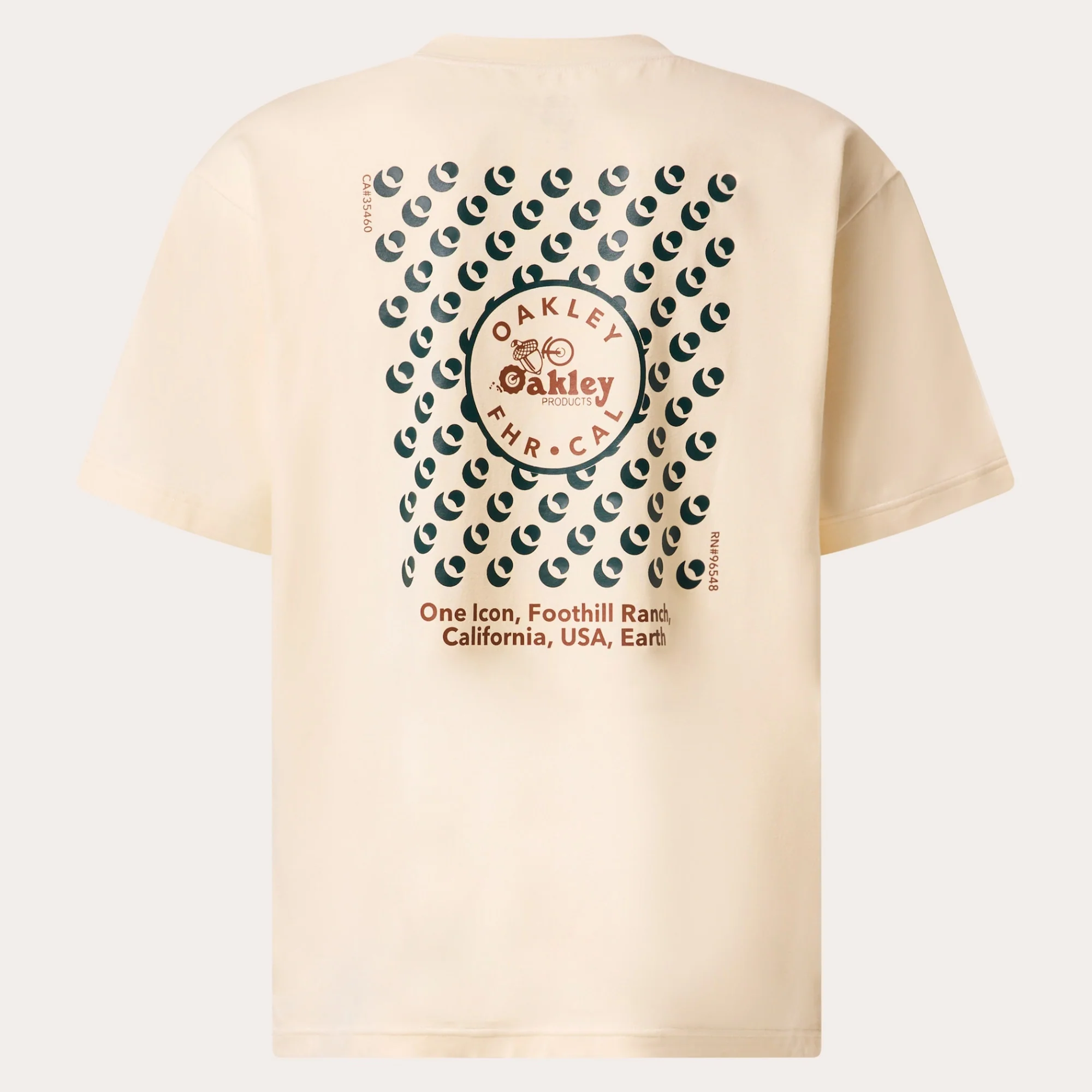Oakley Retro Flag Tee 1.0 Beige - Image 2
