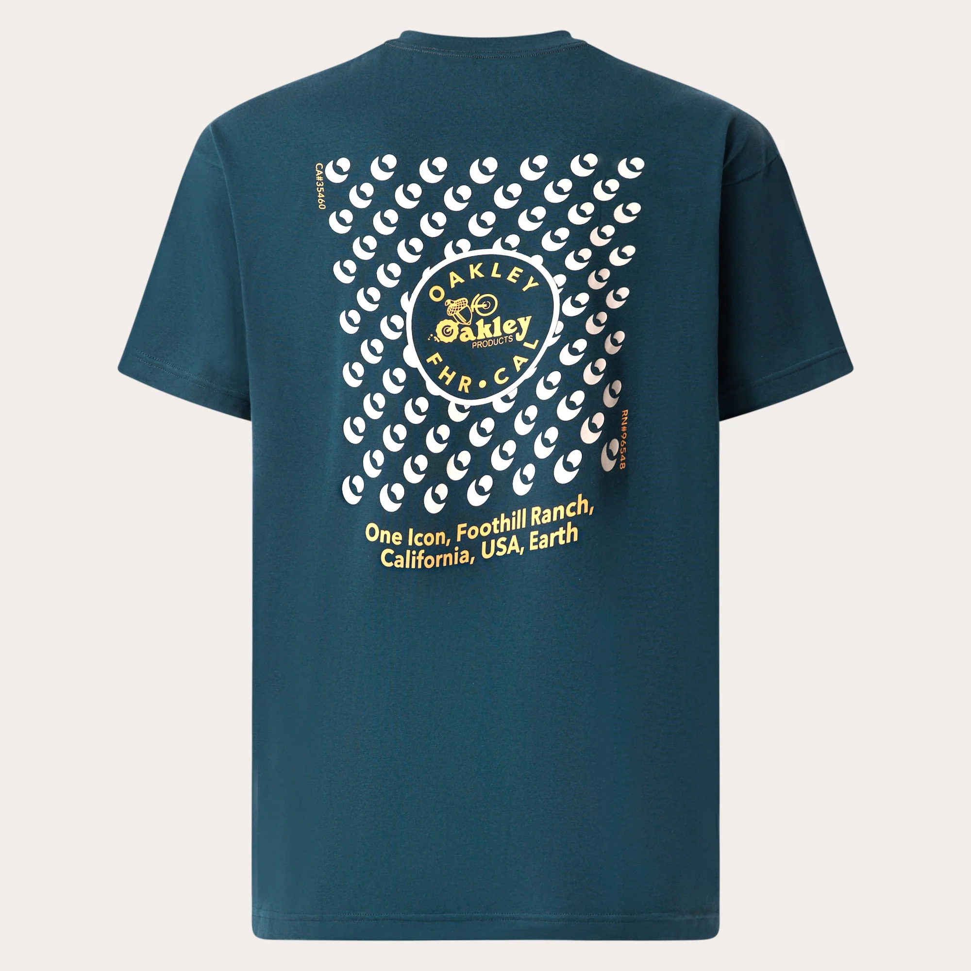 Oakley Retro Flag Tee 1.0 Blue - Image 2
