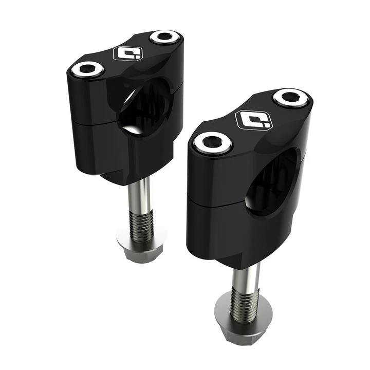 ODI MX Handlebar Mount Clamp Universal Drop In Style 1-1/8 - Black