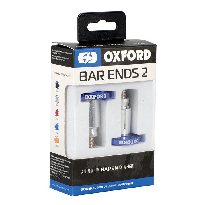 Oxford Handlebar Bar Ends 2 - Blue - Image 2