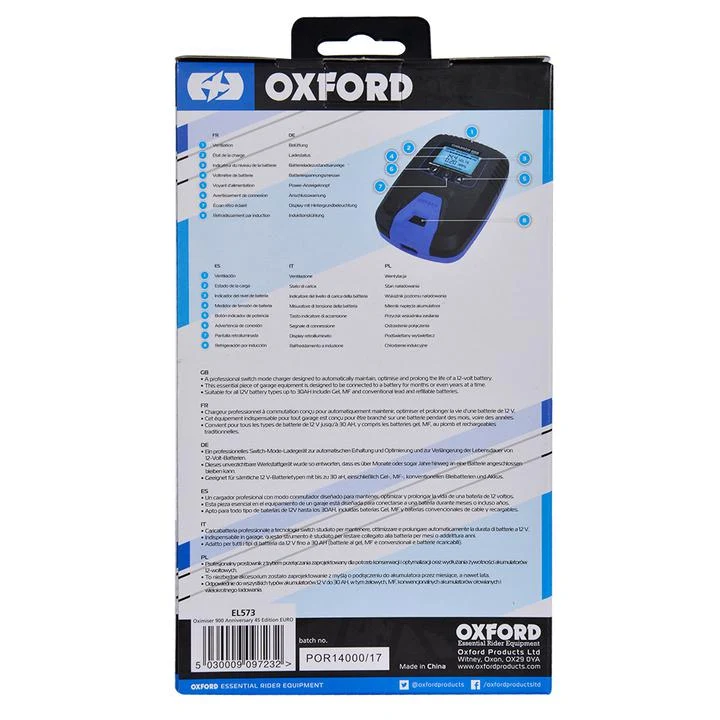Oxford Oximiser 888 Battery Management System Charger - Image 4