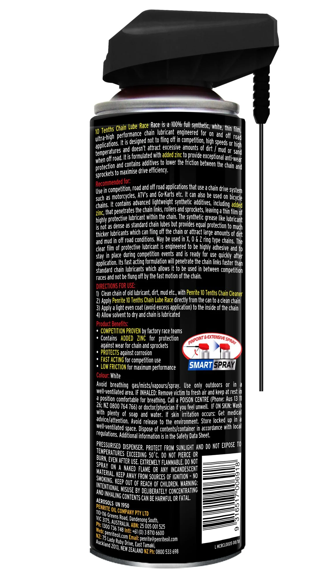 Penrite Chain Lube Race - 500ml - Image 2