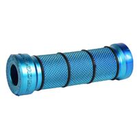 Progrip Blue Chrome (22-25mm) 866 Cruiser Grips - Image 2