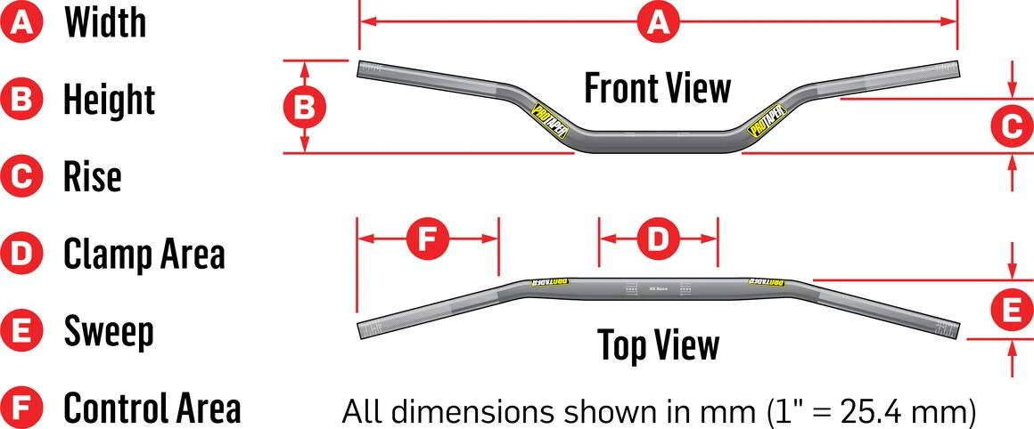 Protaper Contour Bar SX Race  - Black 1 1/8 - Image 2