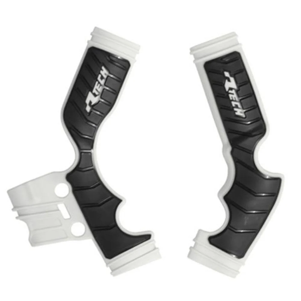 Rtech Frame Protectors - White / Black