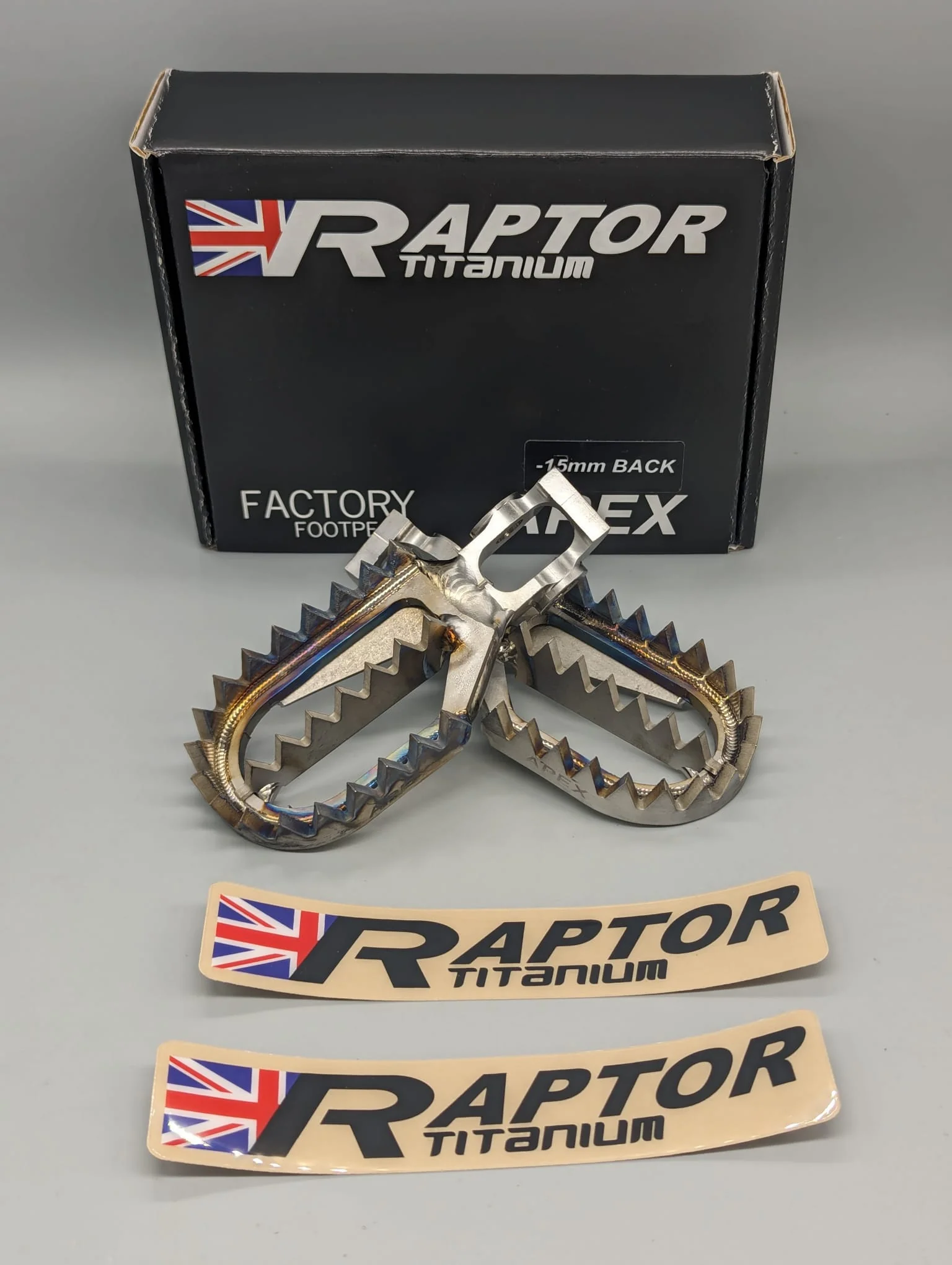 Raptor Titanium Apex Ti - 15mm Back Offset