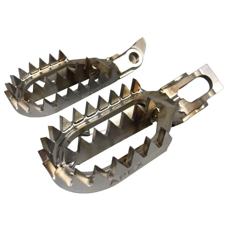 Raptor Titanium Apex Footpegs - 5mm Down