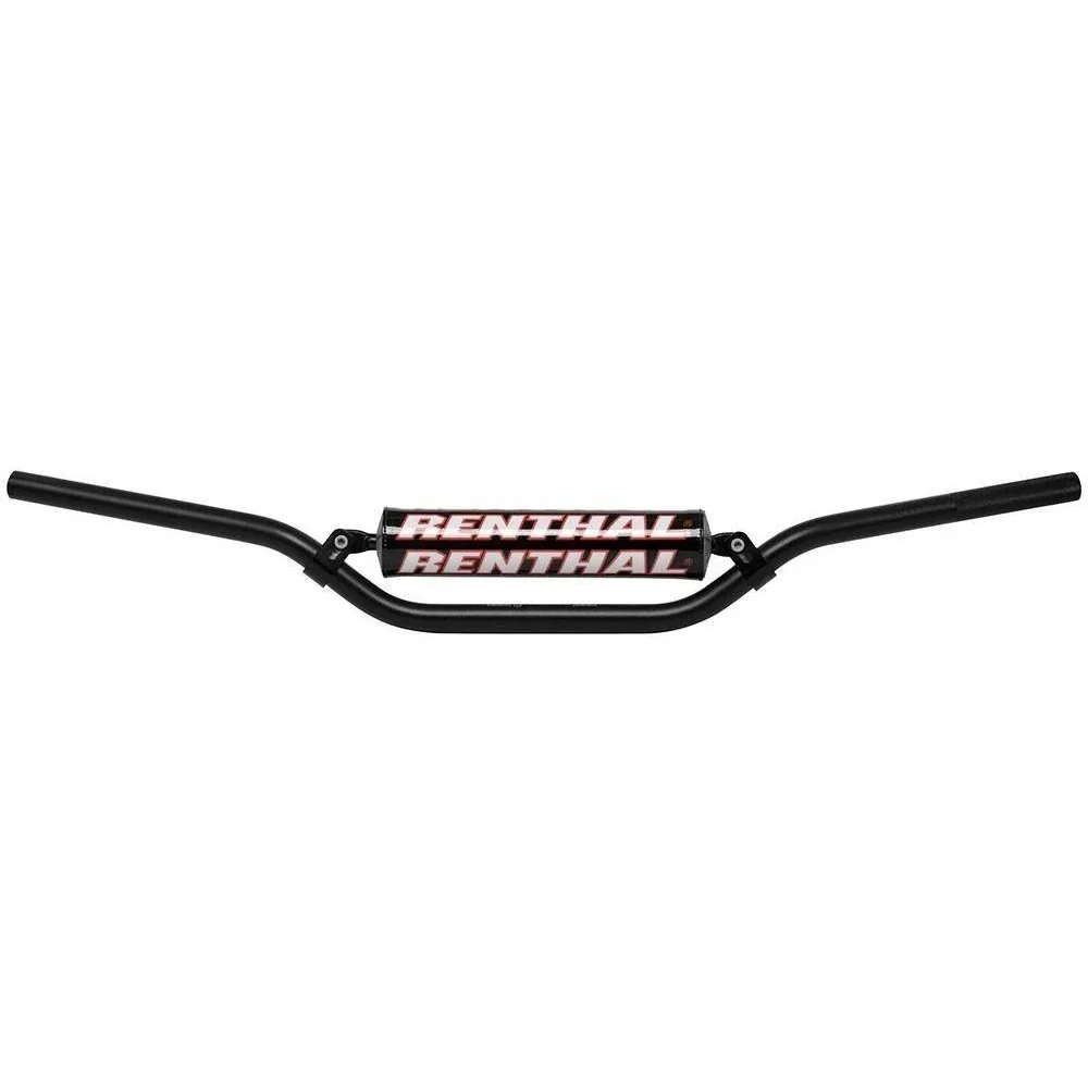 Renthal 666 7/8 Padded Vintage/Desert Handlebar - Black