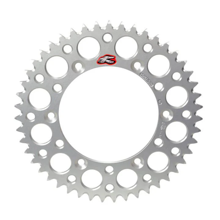 Renthal Ultralight Rear Sprocket Grooved - Silver