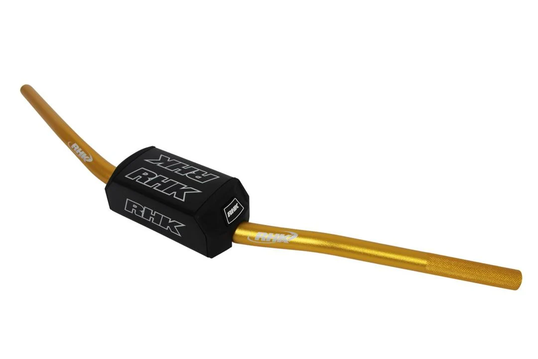 RHK RM High Tapered Handlebar - Gold / Black Bar Pad - Image 3