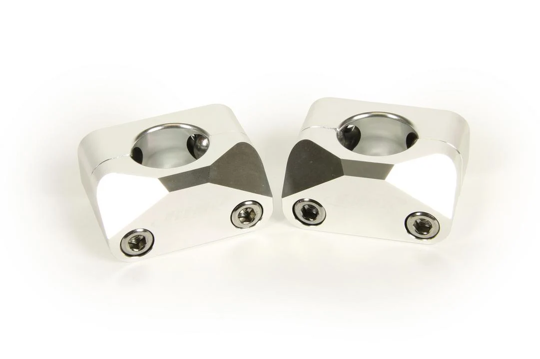 RHK 20mm Universal Tapered 1 1/8 Bar Mounts - Silver