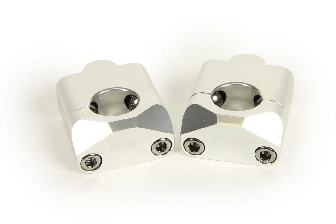 RHK Universal Tapered 1 1/8 Bar Mounts - Silver