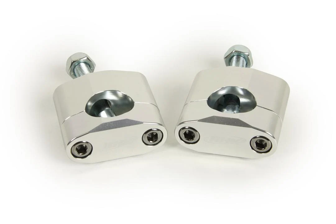 RHK Universal Tapered 1 1/8 Bar Mounts - Silver