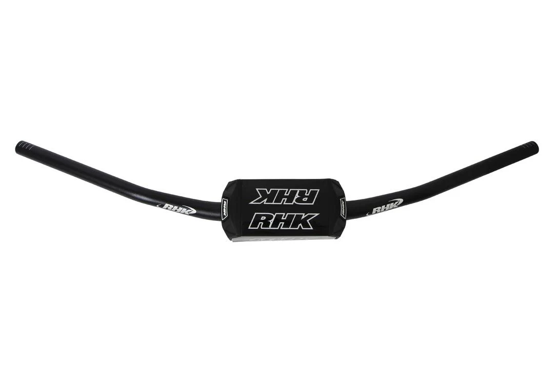 RHK YZ High Tapered Handlebar - Black / Black Bar Pad - Image 2