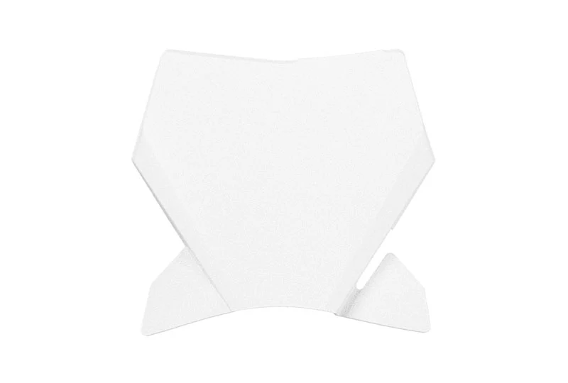 Rtech Front Number Plate - White