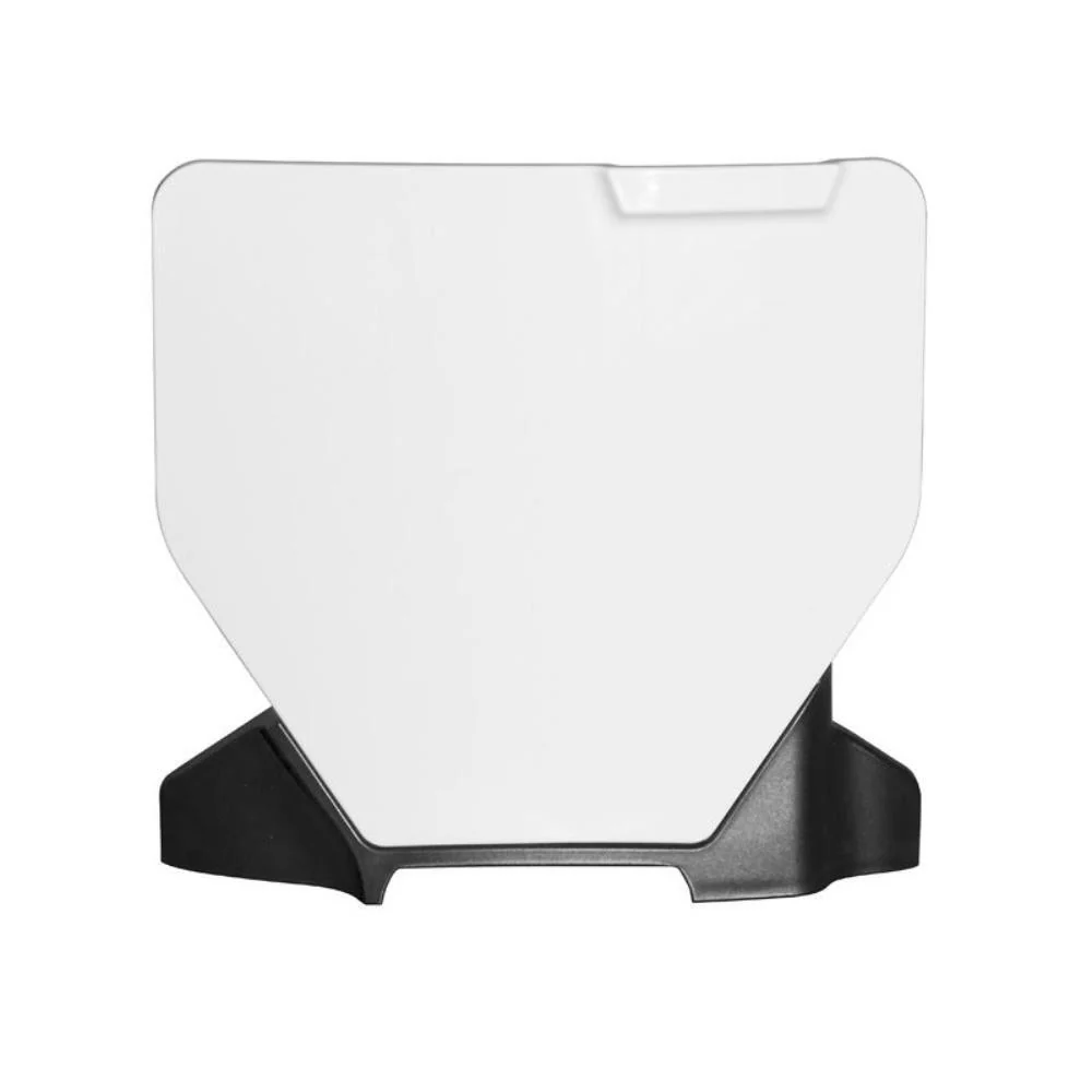 Rtech Front Plate - White / Black