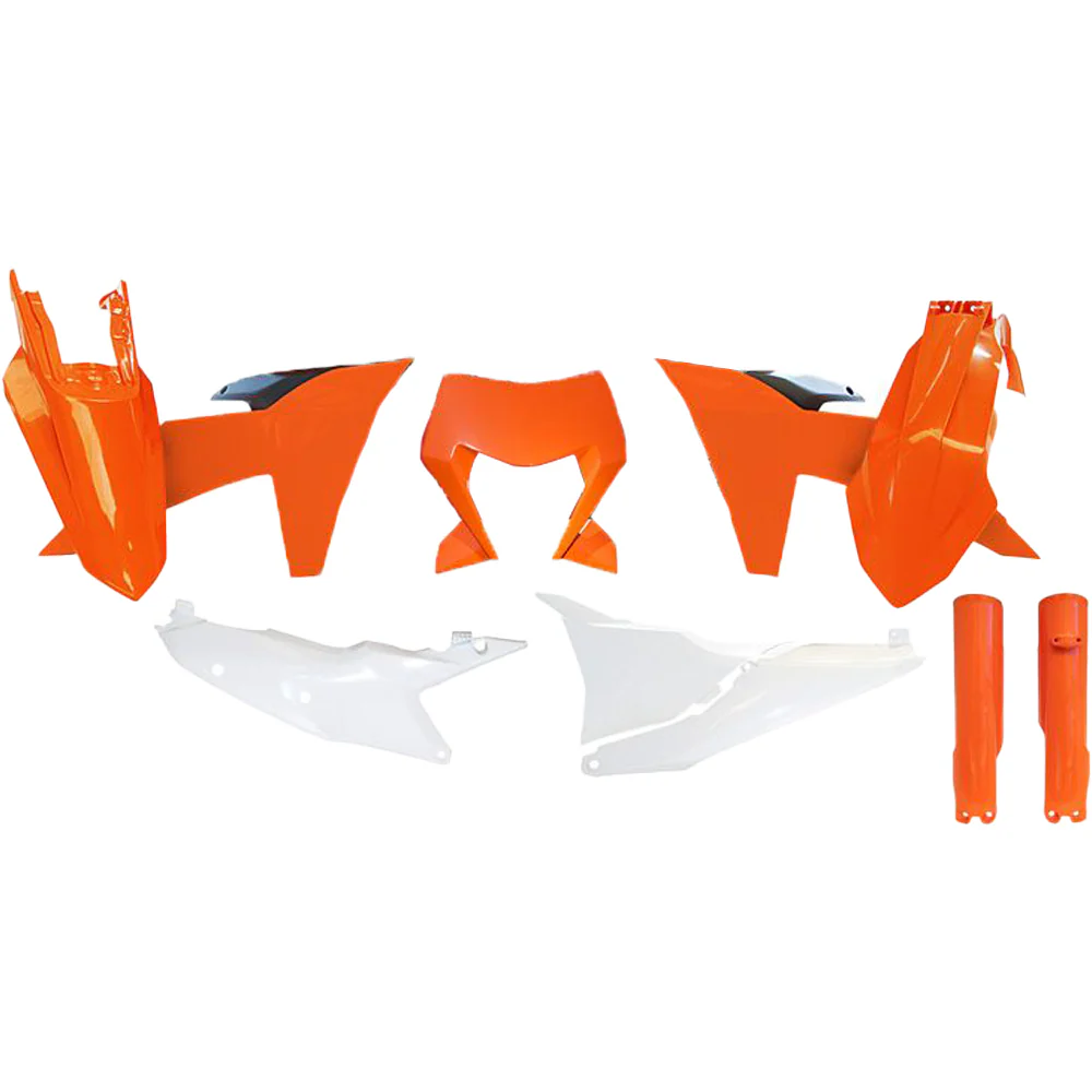 Rtech Plastics Kit 7 Piece - Orange / Black / White