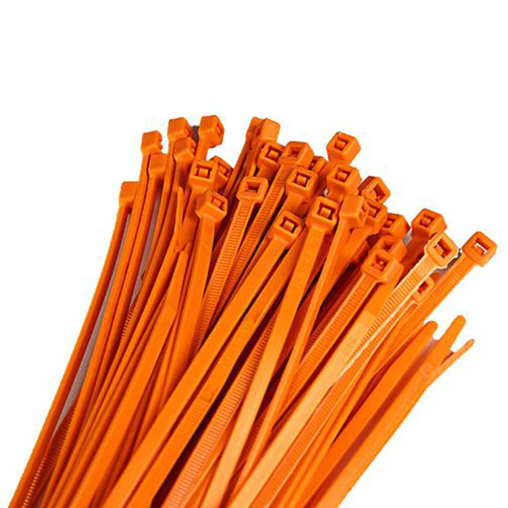 Rtech Nylon Cable Zip Ties 3.6x180mm (100PK) - Orange