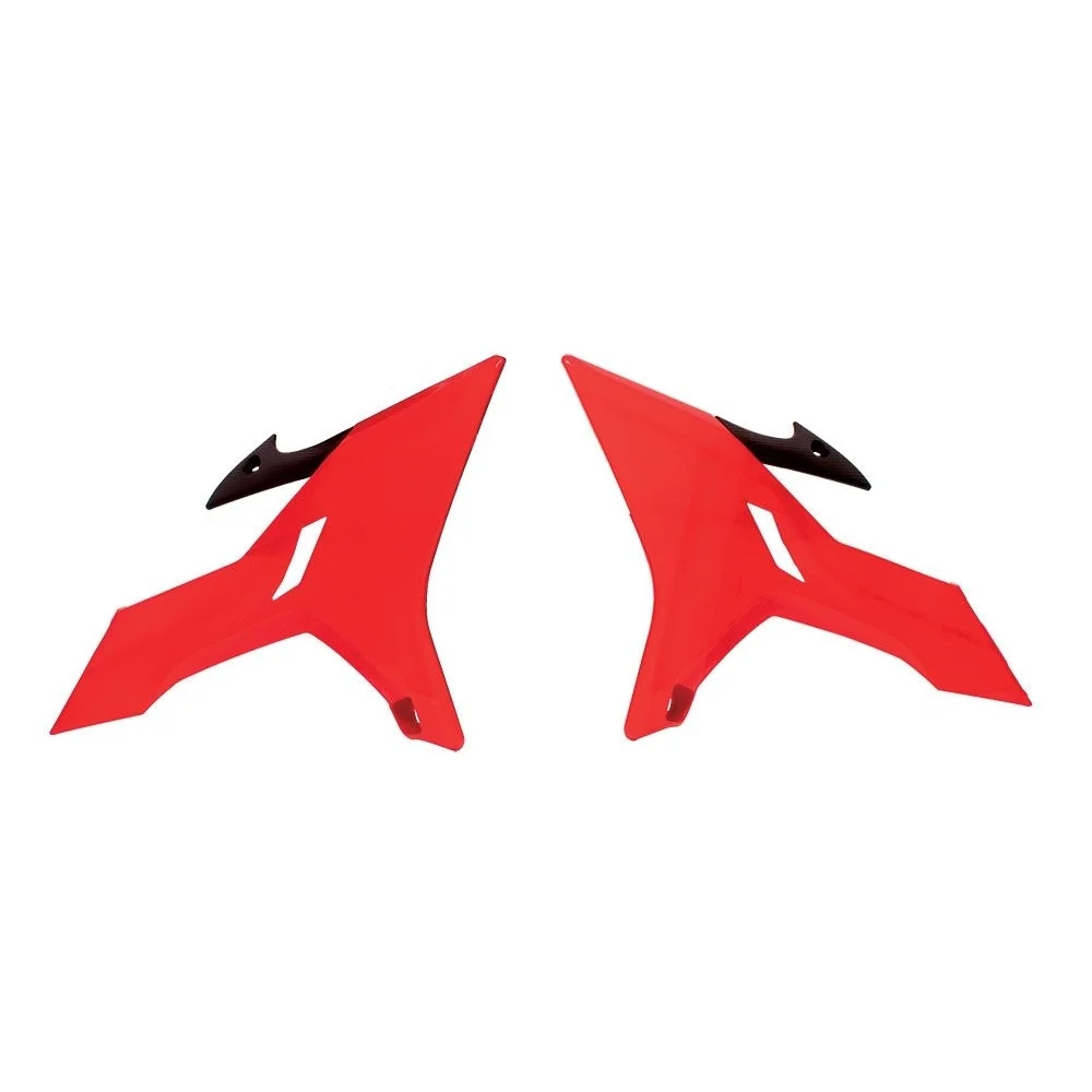Rtech Revolution Radiator Shrouds - Neon Red