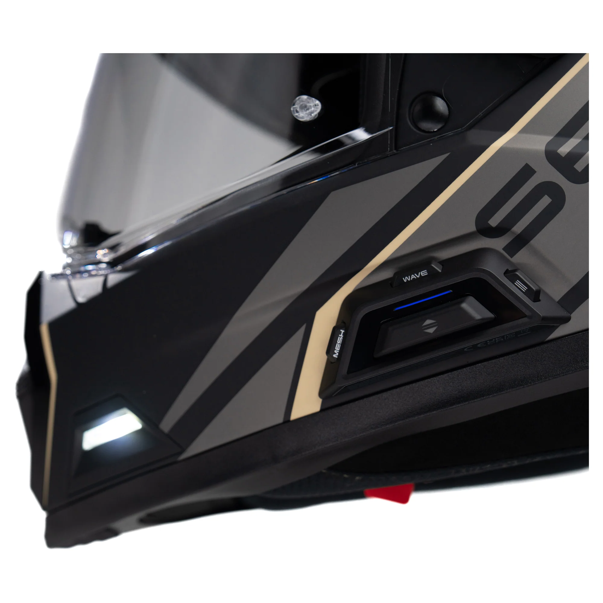 Sena Outlander Smart Adv Dual-Sport Helmet - Matt Black - Image 3