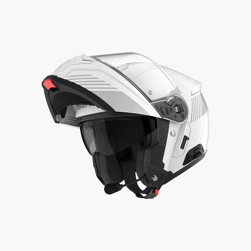 Sena Specter Mesh Modular Helmet - White - Image 2