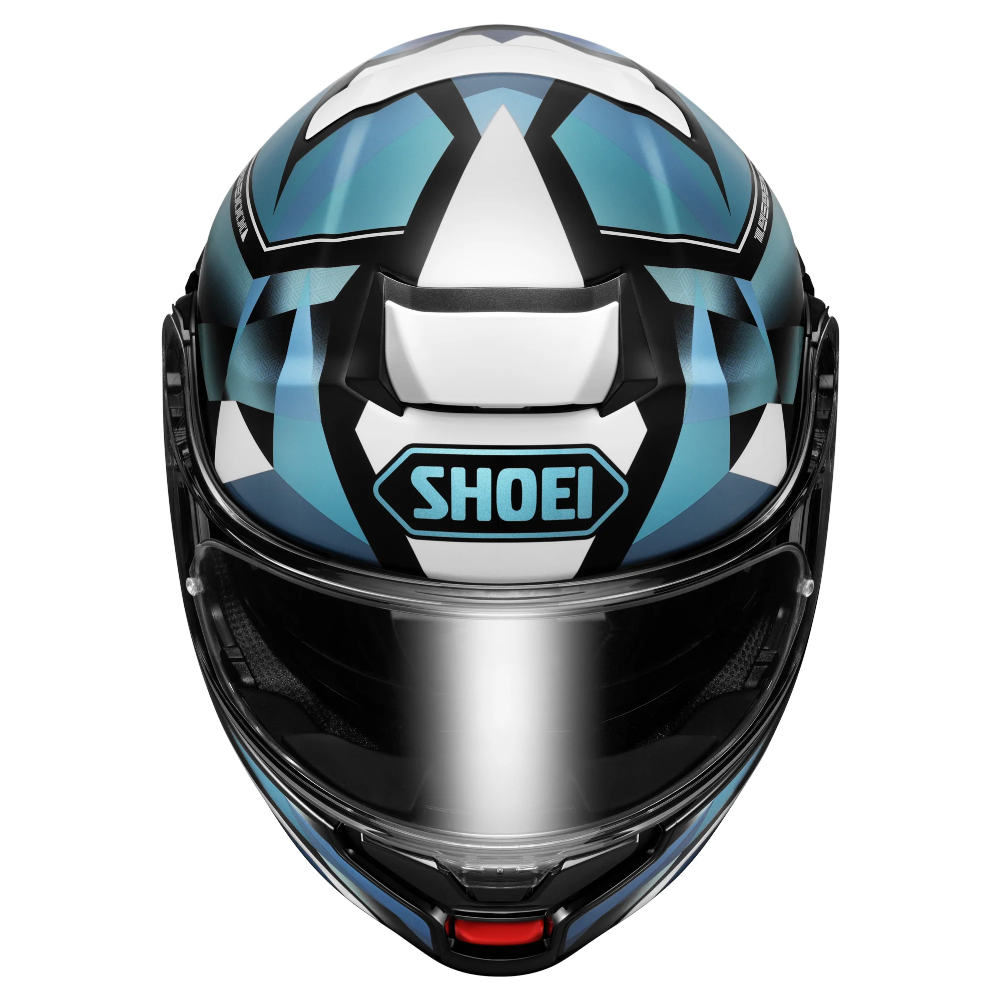 Shoei Neotec 3 Modular Helmet - Fragments TC-2 Black / White / Blue - Image 2