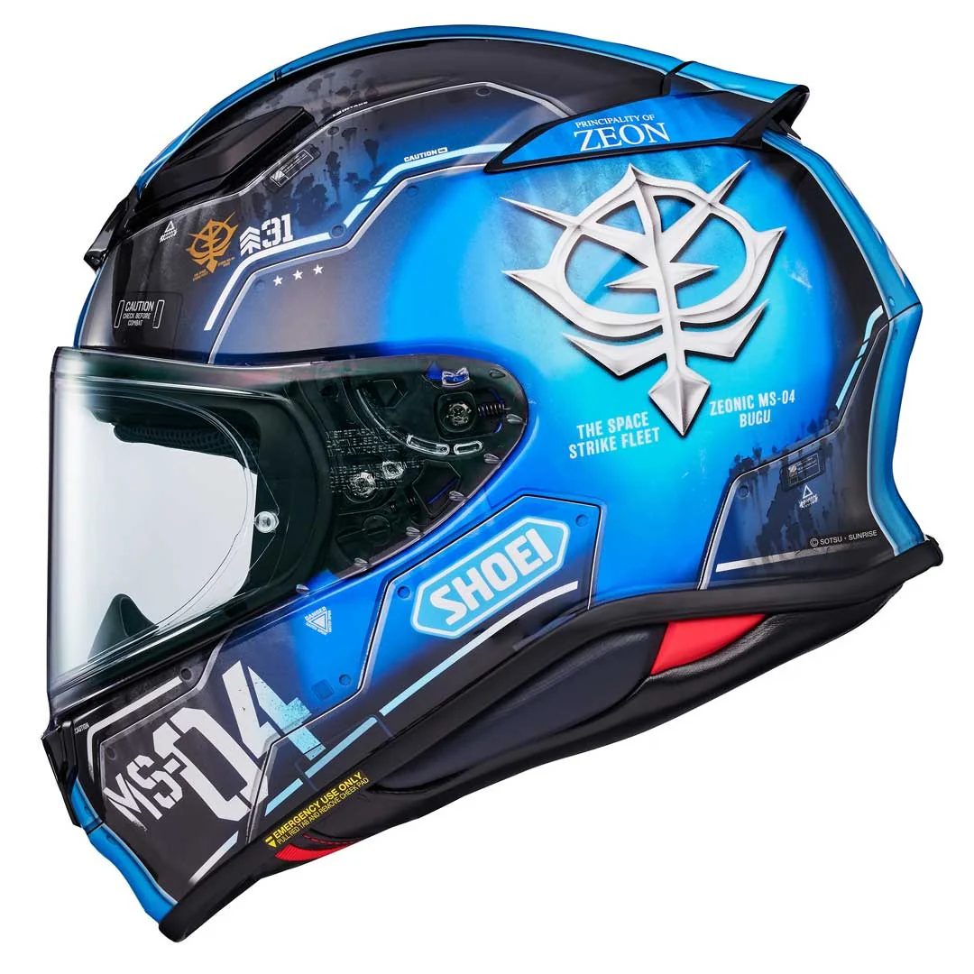Shoei NXR2 Helmet - MS-04 Ramba Ral Bugu TC-2 - Image 2