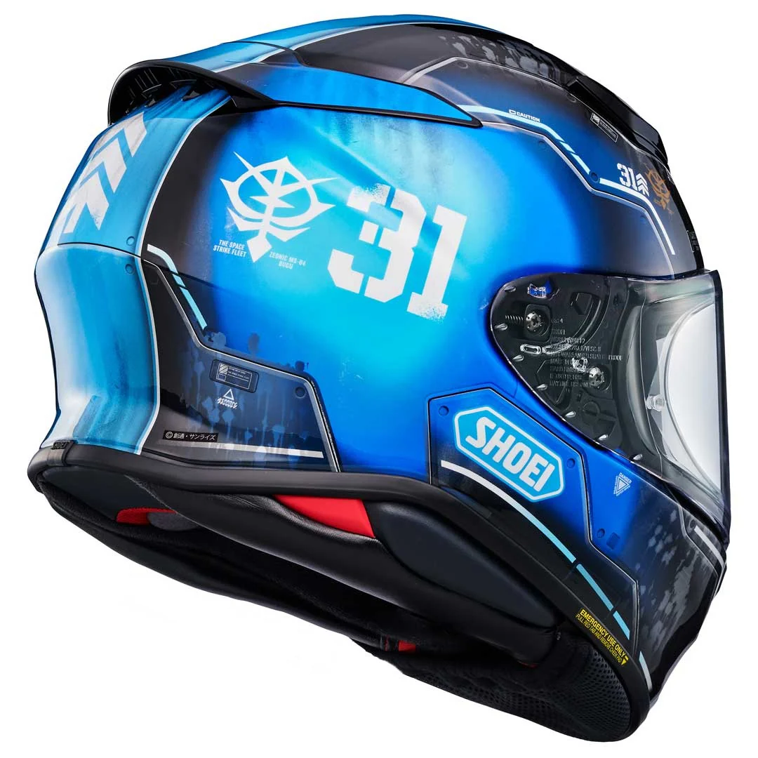 Shoei NXR2 Helmet - MS-04 Ramba Ral Bugu TC-2 - Image 3