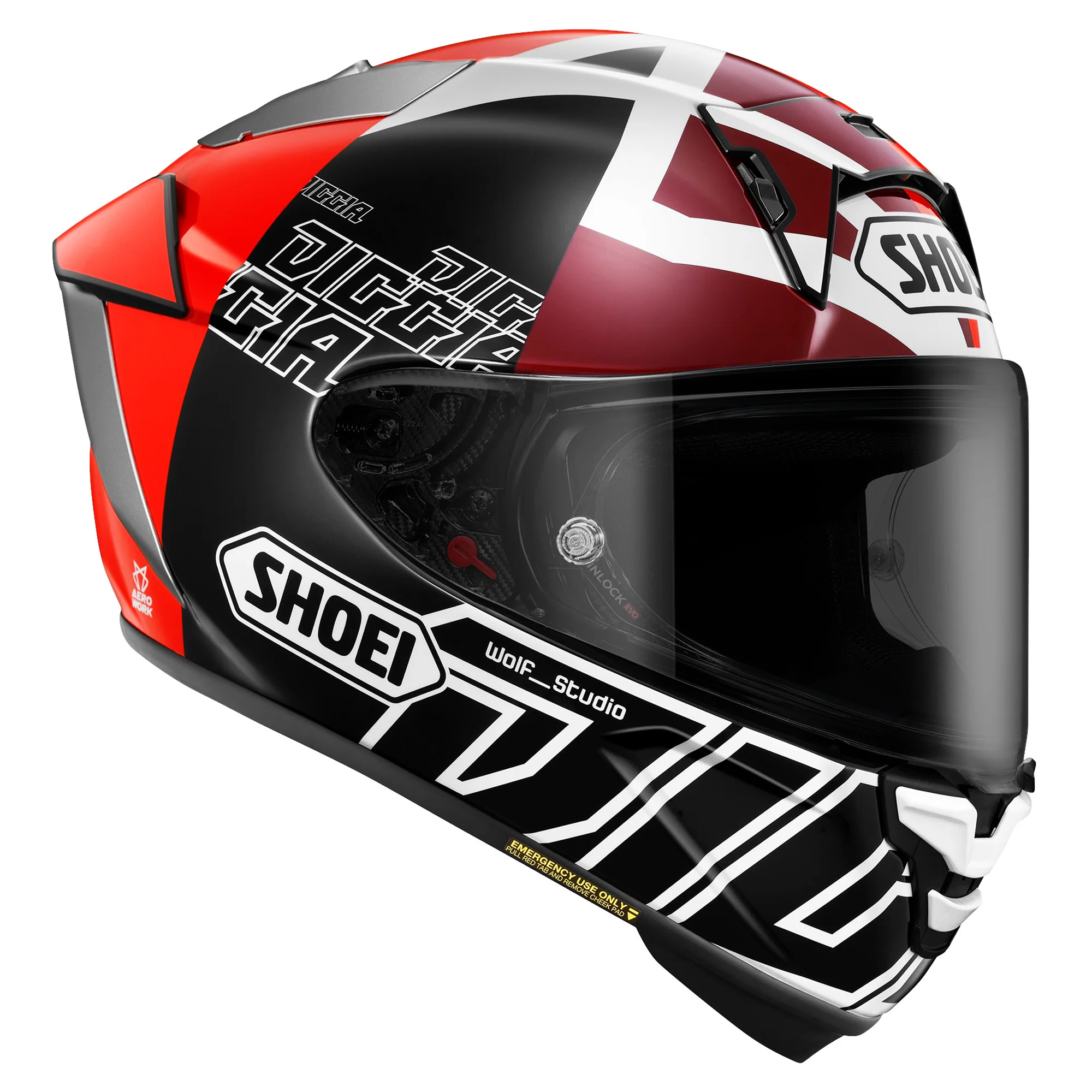 Shoei X-SPR Pro Helmet - Diggia 2 - Image 4