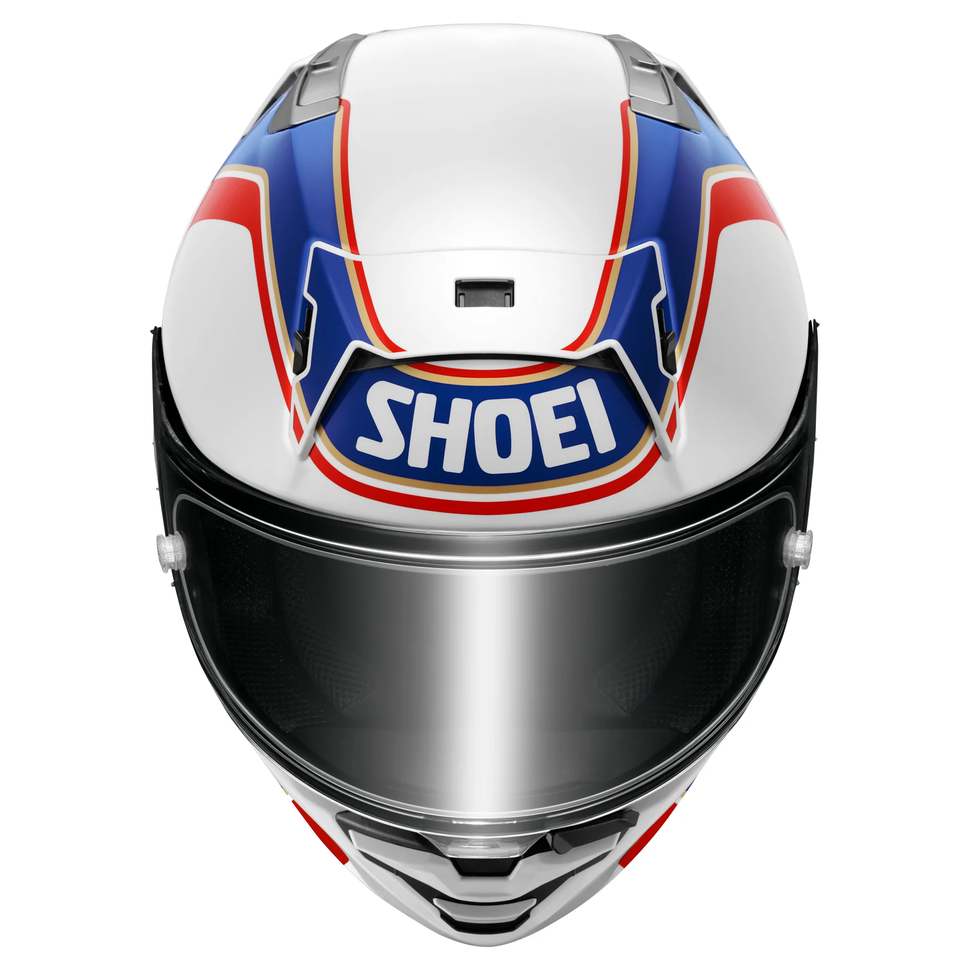 Shoei X-SPR Pro Helmet Gardner TC-2 - Blue / White / Red - Image 3