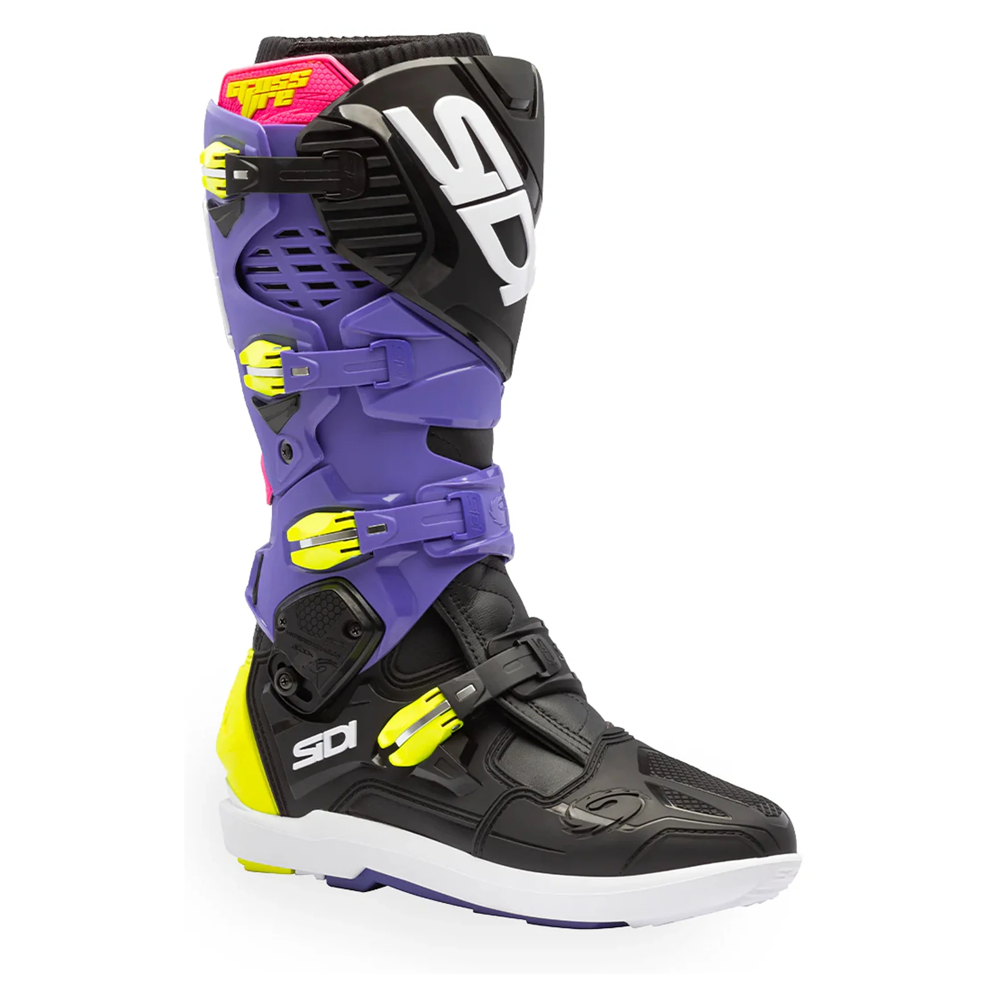 Sidi Crossfire 3 SRS Boots - Purple / Black