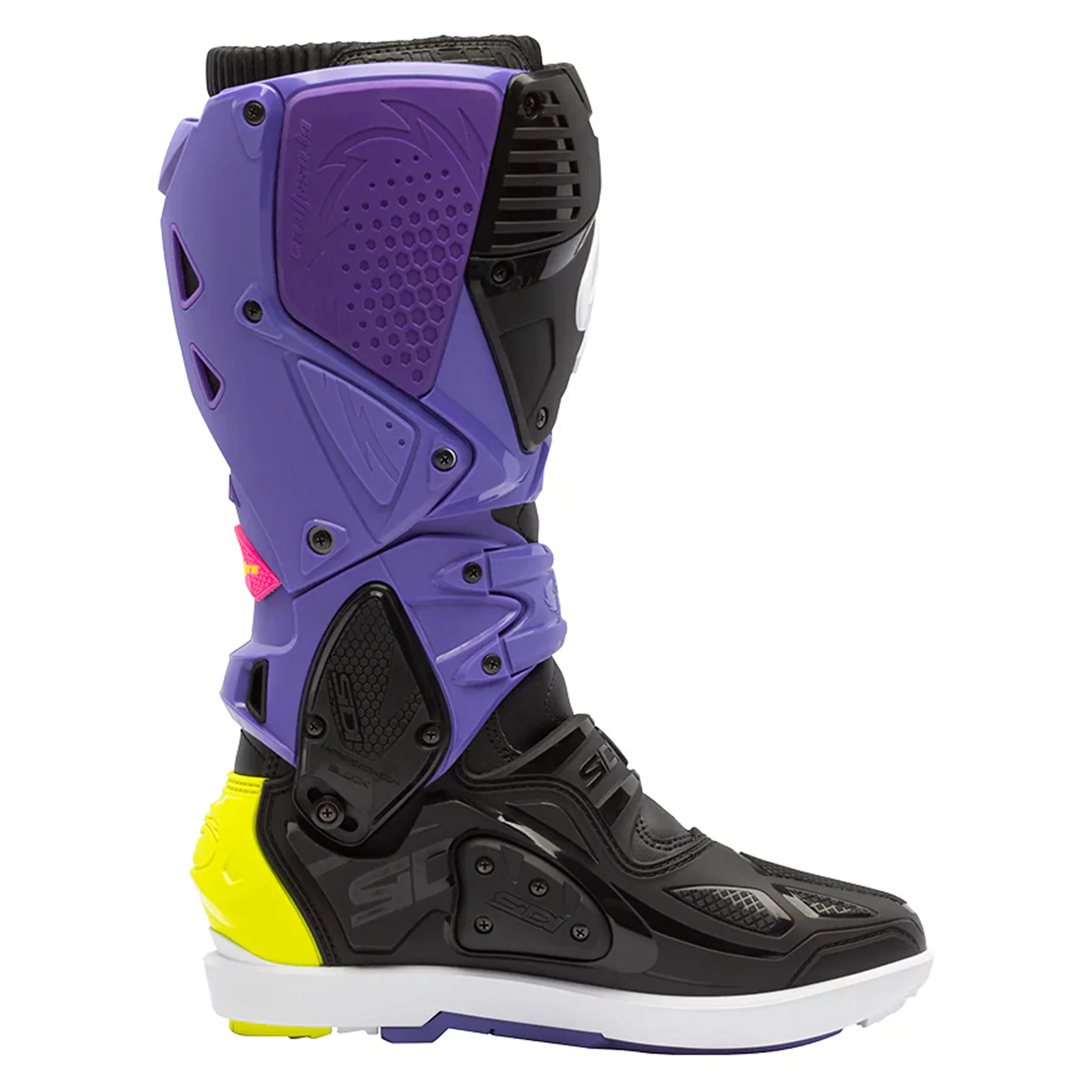 Sidi Crossfire 3 SRS Boots - Purple / Black - Image 2